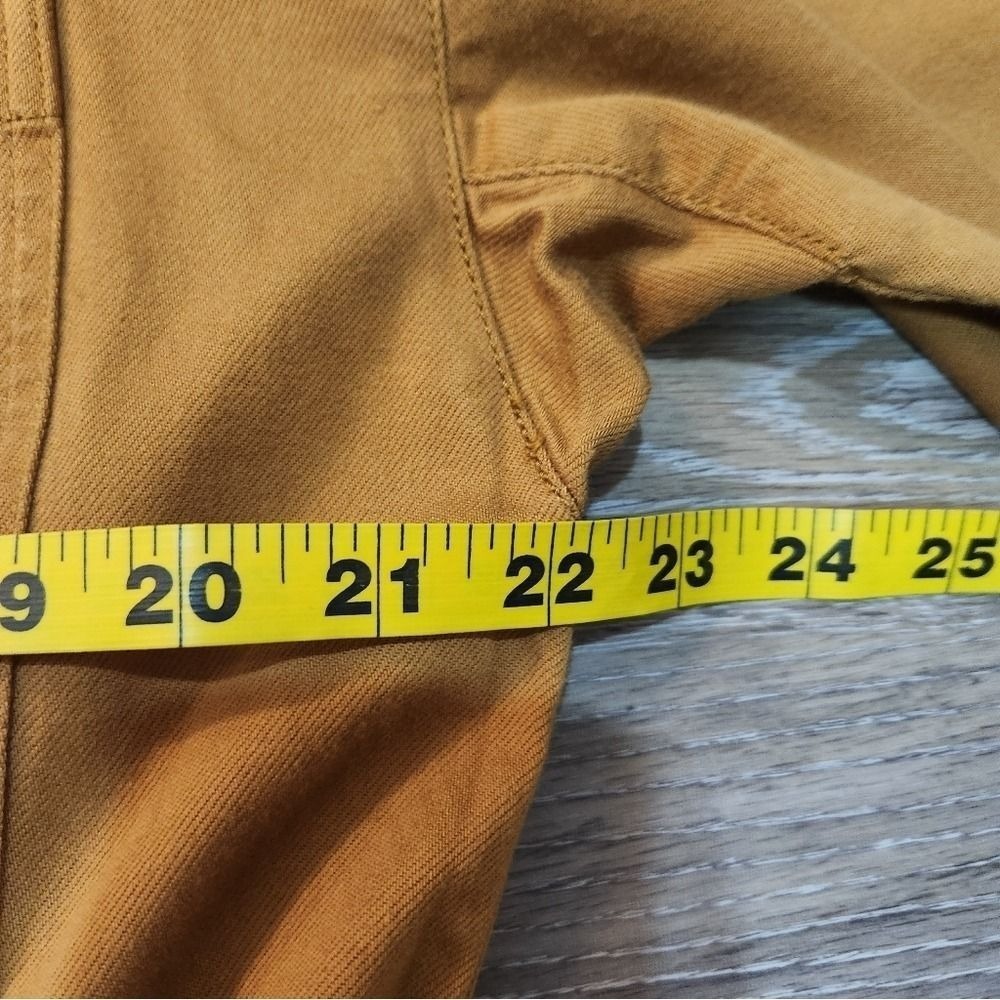 Madewell Southlake Utility Soft Yellow Women's Military Jacket Size Small - Picture 6 of 9